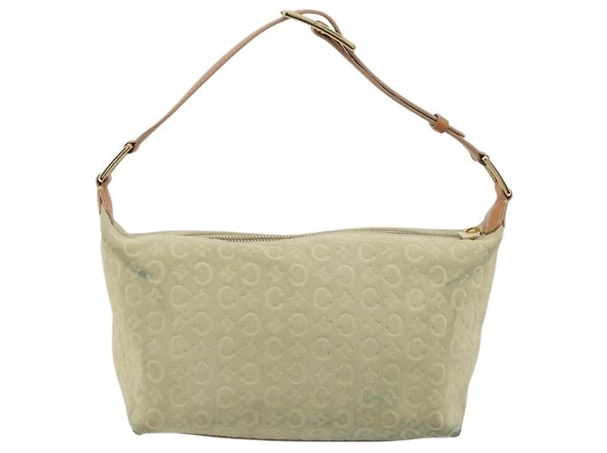 Céline Sac à main CELINE C Macadam Daim Beige Doré Authentique ep15402 - vue 2
