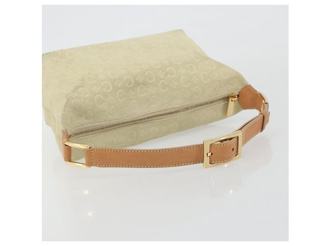 Céline Sac à main CELINE C Macadam Daim Beige Doré Authentique ep15402 - vue 8
