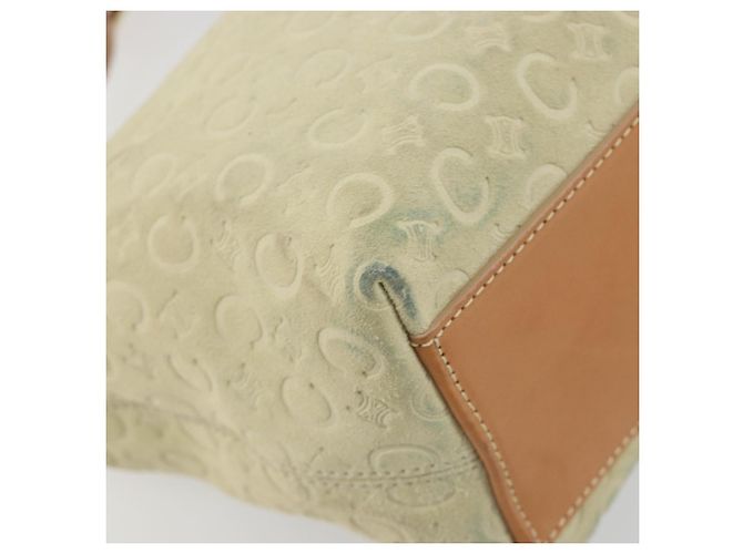 Céline Sac à main CELINE C Macadam Daim Beige Doré Authentique ep15402 - vue 9