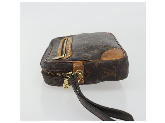 LOUIS VUITTON Monogram Marly Dragonne GM Clutch Bag M51825 LV Auth ep15546 Monogramma - vista 4