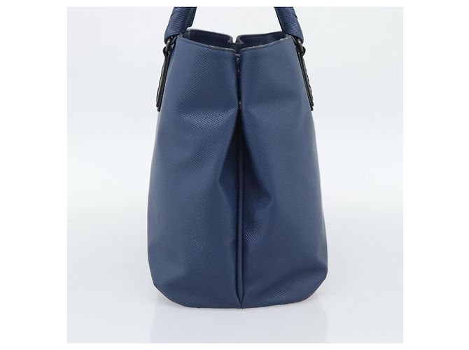 Bolso BOTTEGA VENETA de cuero Azul Negro Auth ka5382 - vista 4