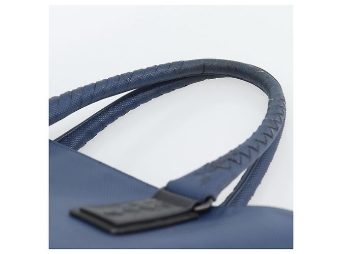 Bolso BOTTEGA VENETA de cuero Azul Negro Auth ka5382 - vista 8