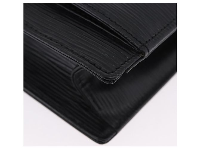 Clutch VALENTINO in pelle nera e oro Auth 191140 Nero D'oro - vista 7