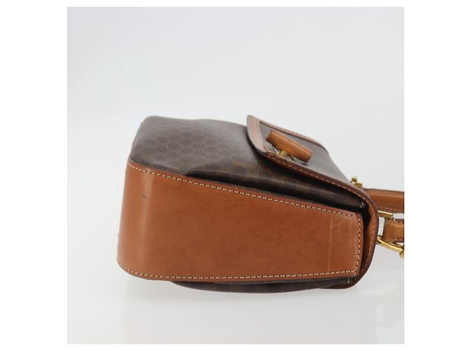 Céline CELINE Borsa Macadam PVC Pelle 2way Marrone Tonalità Oro ki6704 - vista 3