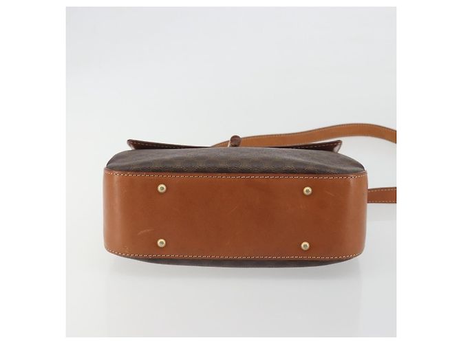 Céline CELINE Borsa Macadam PVC Pelle 2way Marrone Tonalità Oro ki6704 - vista 5