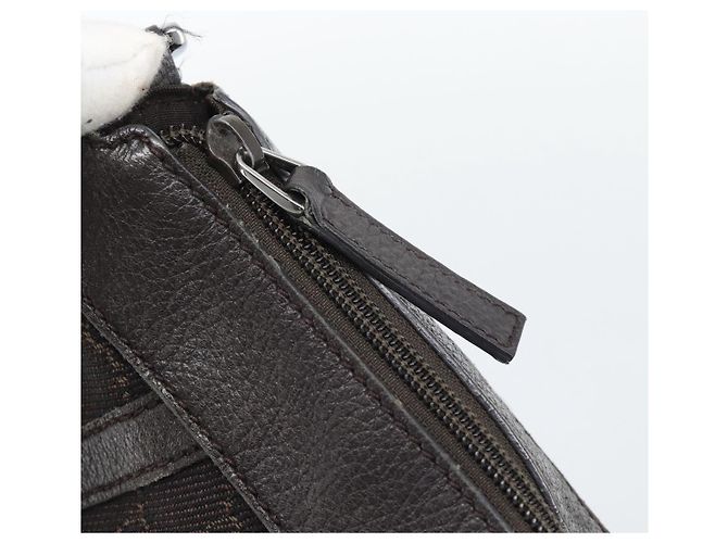 Borsa a Spalla GUCCI GG Canvas Outlet Marrone Argento 265691 Auth ep15359 - vista 10