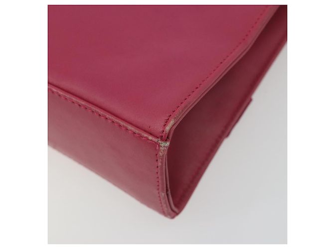 Sac à bandoulière Salvatore Ferragamo Vala en cuir rose or authentique 193072 - vue 15