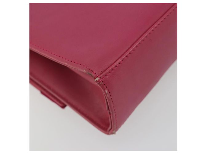 Sac à bandoulière Salvatore Ferragamo Vala en cuir rose or authentique 193072 - vue 16
