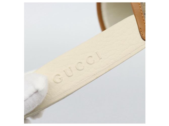 Sandali GUCCI Disney MicroGG in PVC e pelle Beige 603702 Auth ar14145M - vista 15