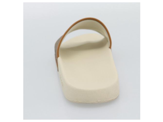 Sandali GUCCI Disney MicroGG in PVC e pelle Beige 603702 Auth ar14145M - vista 7