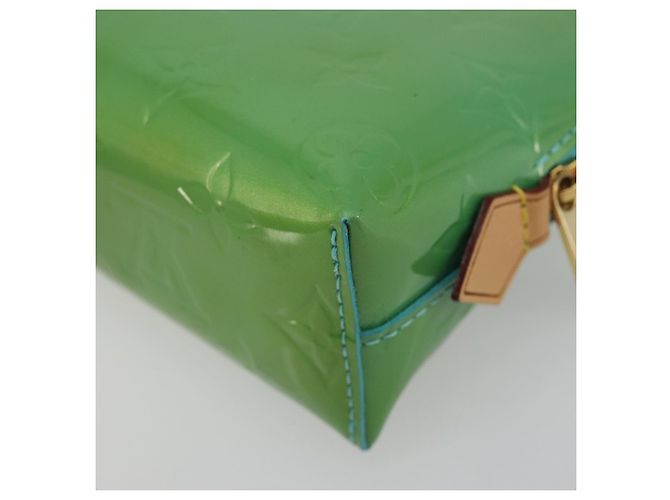 LOUIS VUITTON Monogram Vernis Pochette Cosmetic PM Blue M91747 Auth ar14136V - vista 15