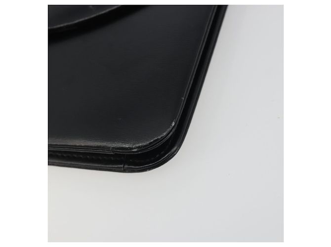Borsa a tracolla con catena Christian Dior in pelle nera e finiture dorate Auth ep15258 Nero - vista 15