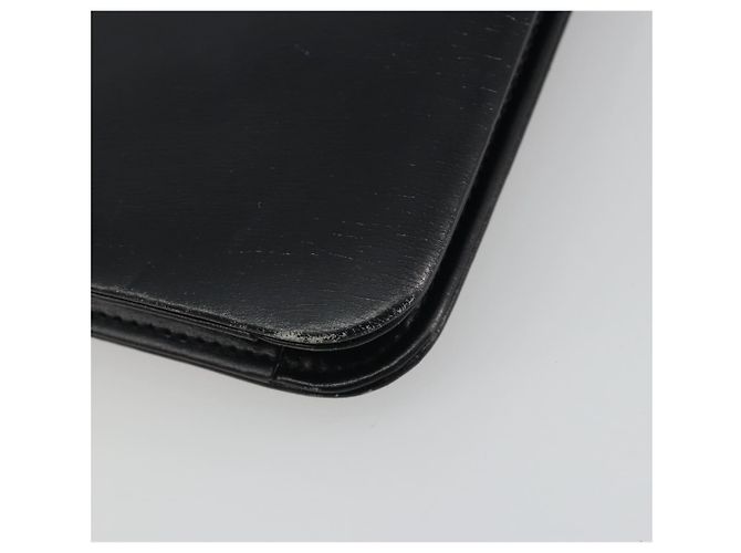 Borsa a tracolla con catena Christian Dior in pelle nera e finiture dorate Auth ep15258 Nero - vista 17