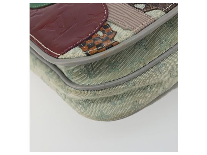 LOUIS VUITTON Monogram Mini Conte de Fe Musette Gray M92279 LV Auth ar14107 Marrone - vista 16