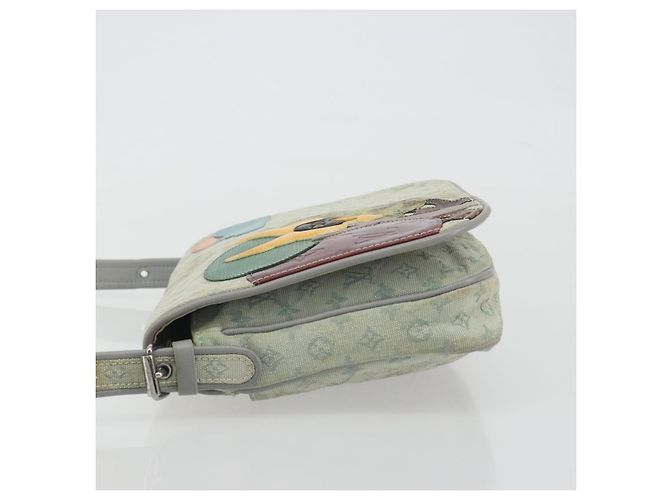 LOUIS VUITTON Monogram Mini Conte de Fe Musette Gray M92279 LV Auth ar14107 Marrone - vista 4