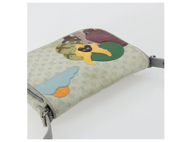 LOUIS VUITTON Monogram Mini Conte de Fe Musette Gray M92279 LV Auth ar14107 Marrone - vista 6