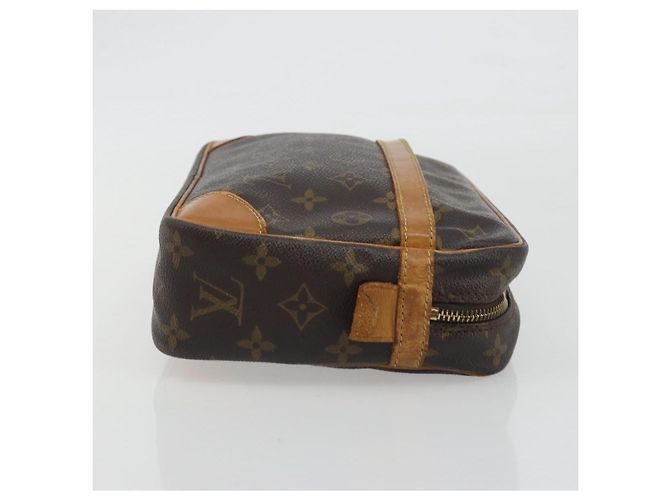 LOUIS VUITTON Monogram Compiegne 28 Clutch Bag M51845 LV Auth hk3965 Monogramme - vue 3