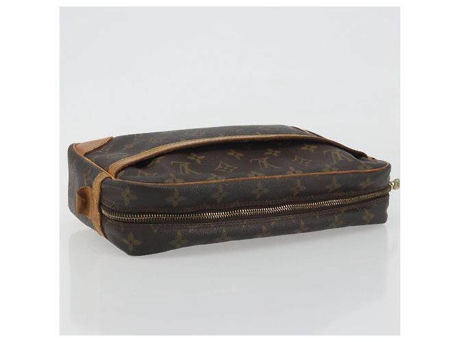 LOUIS VUITTON Monogram Compiegne 28 Clutch Bag M51845 LV Auth hk3965 Monogramme - vue 5