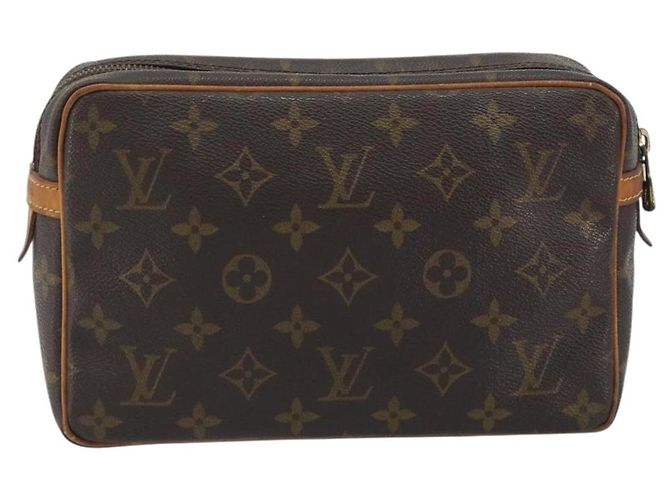 LOUIS VUITTON Monogram Compiegne 23 Clutch M51847 LV Auth ep15523 Monogramma - vista 2