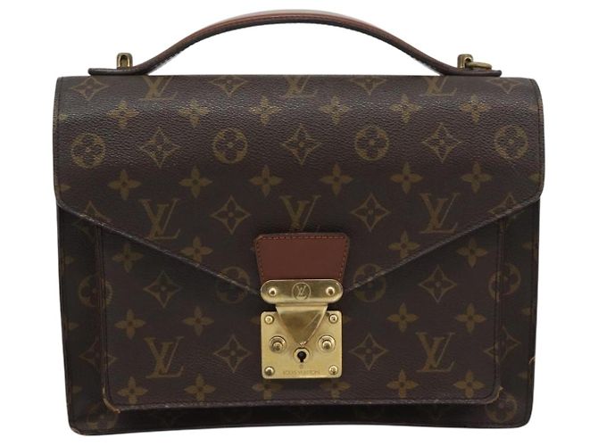 LOUIS VUITTON Borsa Monogram Monceau 28 M51185 LV Auth 194022 Monogramma - vista 13