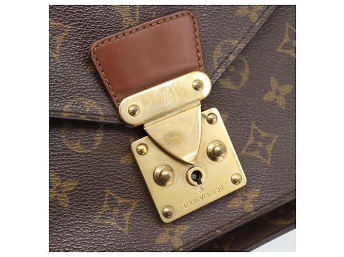 LOUIS VUITTON Borsa Monogram Monceau 28 M51185 LV Auth 194022 Monogramma - vista 19