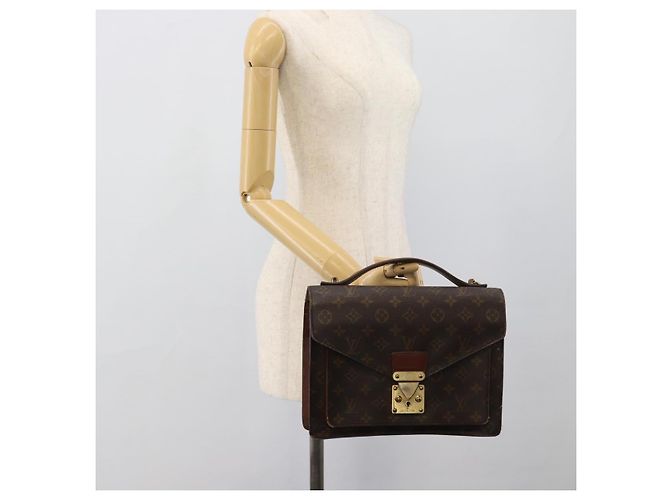 LOUIS VUITTON Borsa Monogram Monceau 28 M51185 LV Auth 194022 Monogramma - vista 25