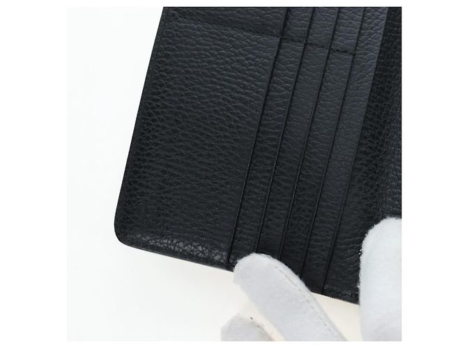 GUCCI Interlocking Round Long Wallet Leder Outlet Black 449397 Auth am12188V Schwarz - Ansicht 20