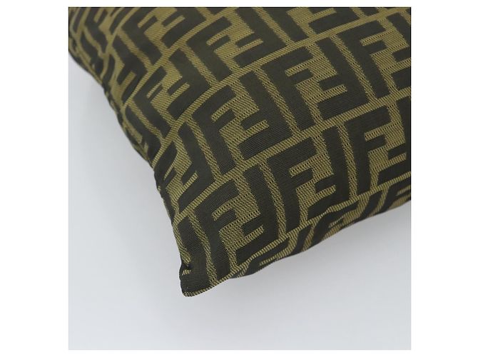 Pochette FENDI Zucca Canvas Nero Marrone Auth 194034A - vista 14