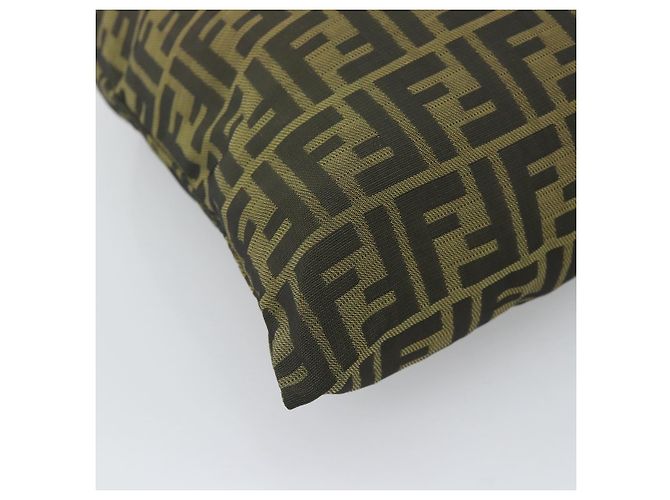 Pochette FENDI Zucca Canvas Nero Marrone Auth 194034A - vista 16