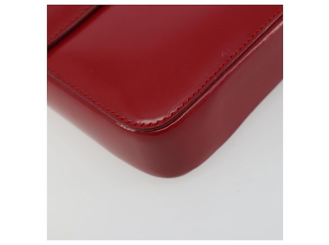 Borsa PRADA in pelle rossa e oro Auth 192949V Rosso D'oro - vista 16