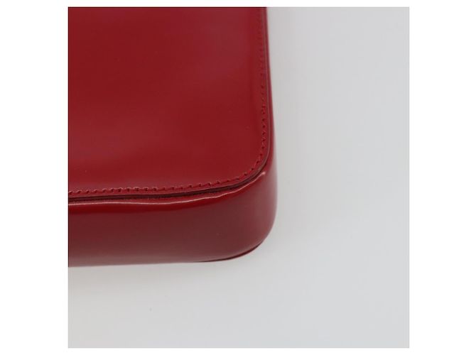 Borsa PRADA in pelle rossa e oro Auth 192949V Rosso D'oro - vista 18