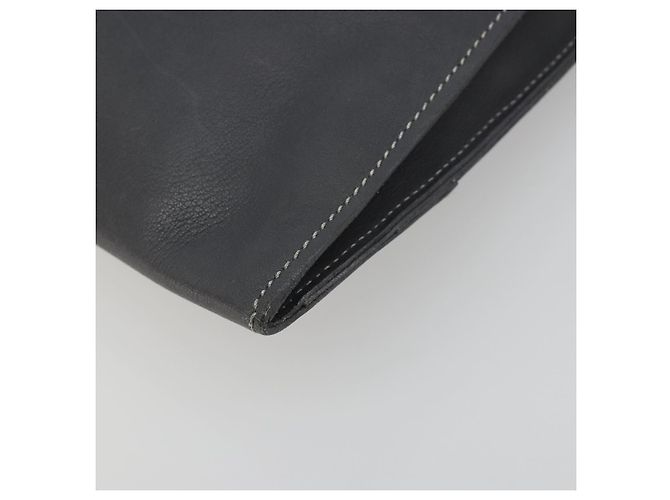 Clutch LOEWE in pelle grigia Auth ep15192 Marrone - vista 15