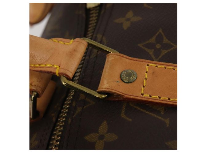 LOUIS VUITTON Monogram Keepall 55 Boston Bag M41424 LV Auth bs36244 Monogramma - vista 18