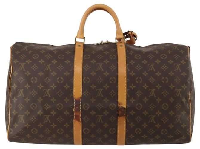 LOUIS VUITTON Monogram Keepall 55 Boston Bag M41424 LV Auth bs36244 Monogramma - vista 2