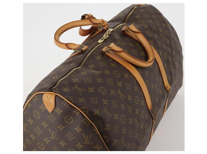 LOUIS VUITTON Monogram Keepall 55 Boston Bag M41424 LV Auth bs36244 Monogramma - vista 6