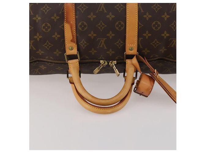 LOUIS VUITTON Monogram Keepall 55 Boston Bag M41424 LV Auth bs36244 Monogramma - vista 7