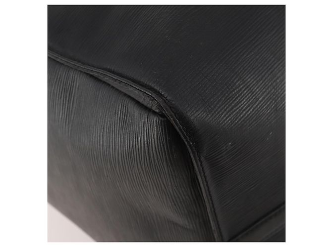LOUIS VUITTON Epi Keepall 60 Boston Bag Noir M42942 LV Auth bs35863 Nero - vista 16