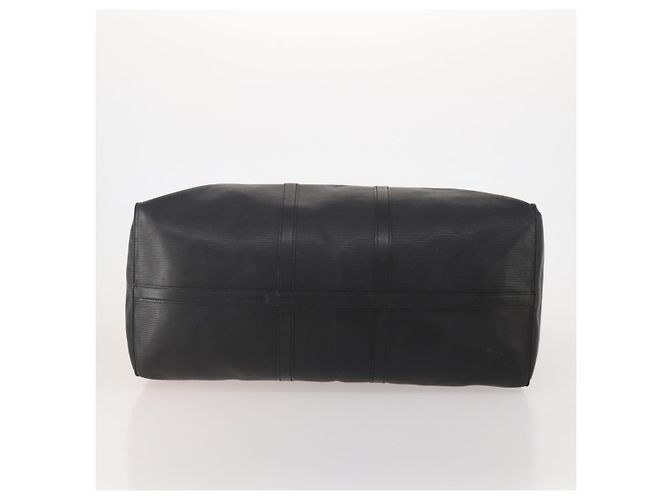LOUIS VUITTON Epi Keepall 60 Boston Bag Noir M42942 LV Auth bs35863 Nero - vista 5