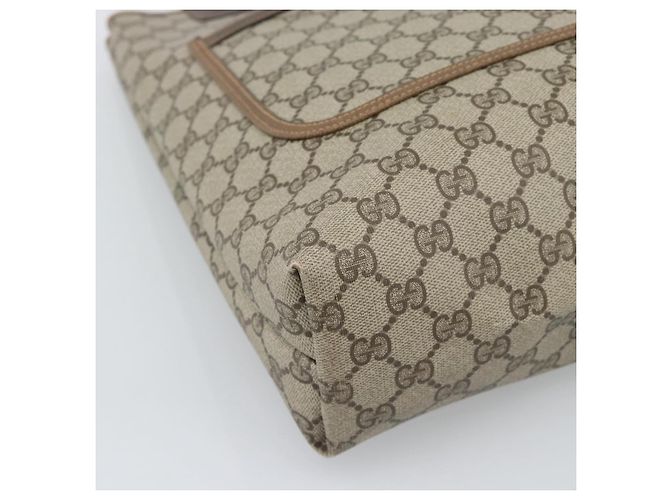 GUCCI GG Supreme Web Sherry Line Tote Bag PVC Beige 39 02 003 Auth 193140 - Ansicht 14