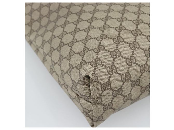 GUCCI GG Supreme Web Sherry Line Tote Bag PVC Beige 39 02 003 Auth 193140 - Ansicht 16