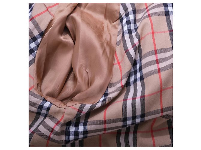 Burberry Vintage Car Coat in Beige mit Nova Check Futter - Ansicht 7
