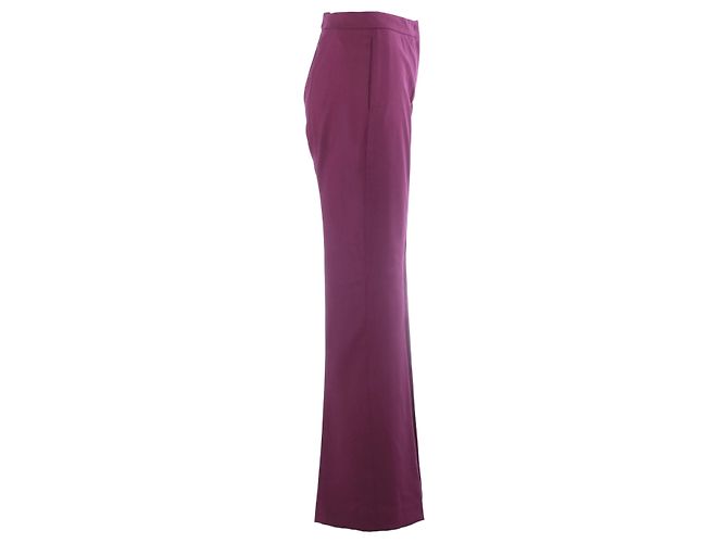 Conjunto coordenado de seda roxa Prada: túnica e calças de alfaiataria Roxo - vista 12