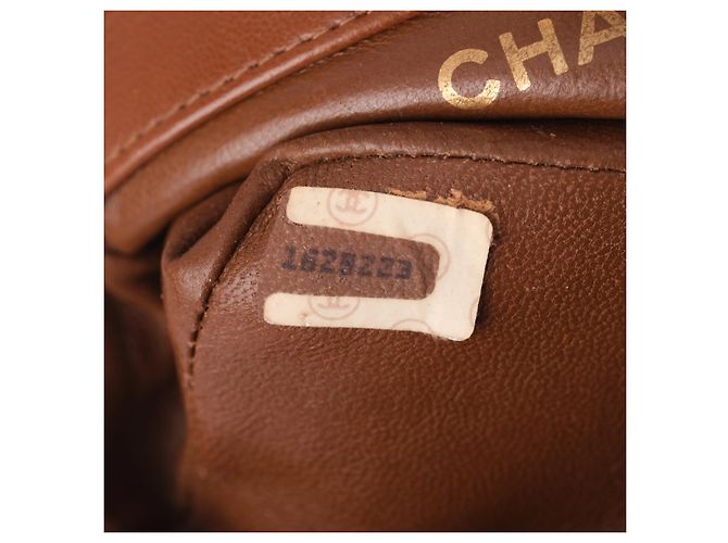 Timeless Borsa a tracolla Chanel Extra Mini in pelle trapuntata Marrone - vista 13