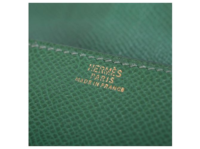 Pochette da cintura in pelle Epsom verde Hermès - vista 8