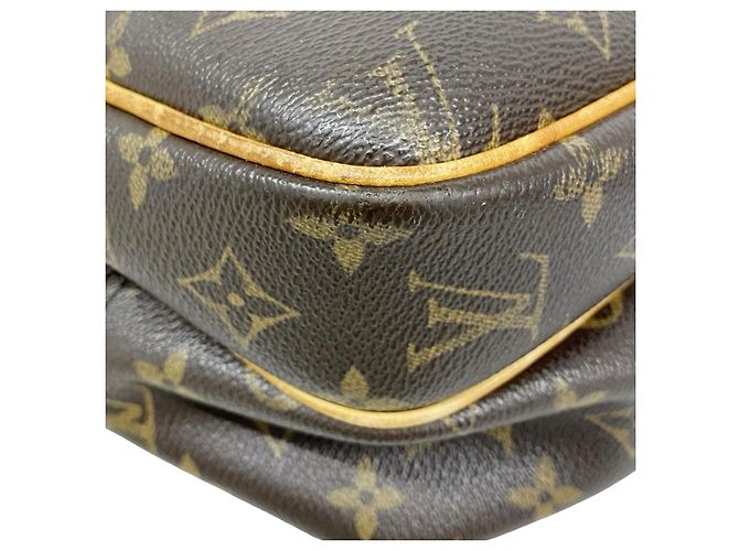 Louis Vuitton Reporter PM Castaño Dorado - vista 8