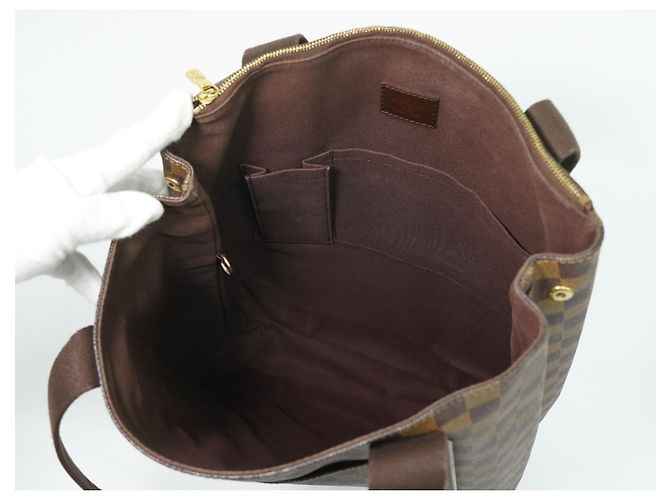 Louis Vuitton Beaubourg Damier Medium Marrone - vista 4