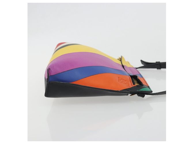 Loewe T Messenger Leather Medium Multicolore - vista 3