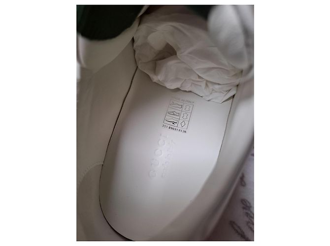 Gucci Re-Web Leder Sneaker Weiß - Ansicht 8