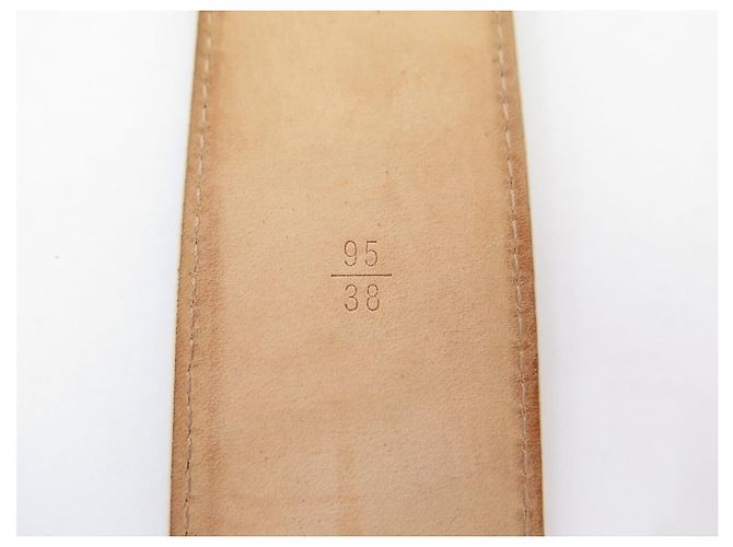 NEUER LOUIS VUITTON LV INITIALS M9609 T95 DAMIER AZUR GÜRTEL Weiß - Ansicht 7