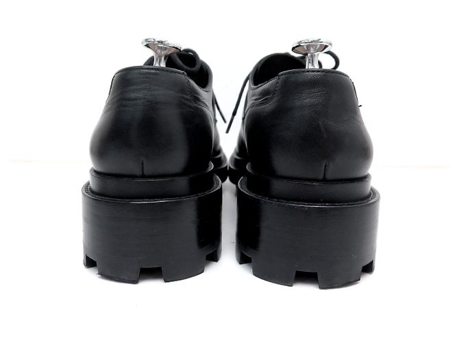 Hermès SCARPE HERMES FIRST OXFORD H2229457ZH 41 PELLE NERA + SCATOLA Nero - vista 5